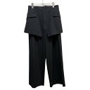 【中古】Adam et Rope コルセットコンビセミワイドパンツ ネイビー サイズ:36 【040825】(アダムエロペ)