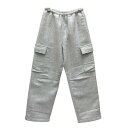 【中古】PHEENY Athletic fleece cargo pants スウェットカーゴパンツ PA24-CS04 ライトグレー サイズ:1 【050825】(フィーニー)