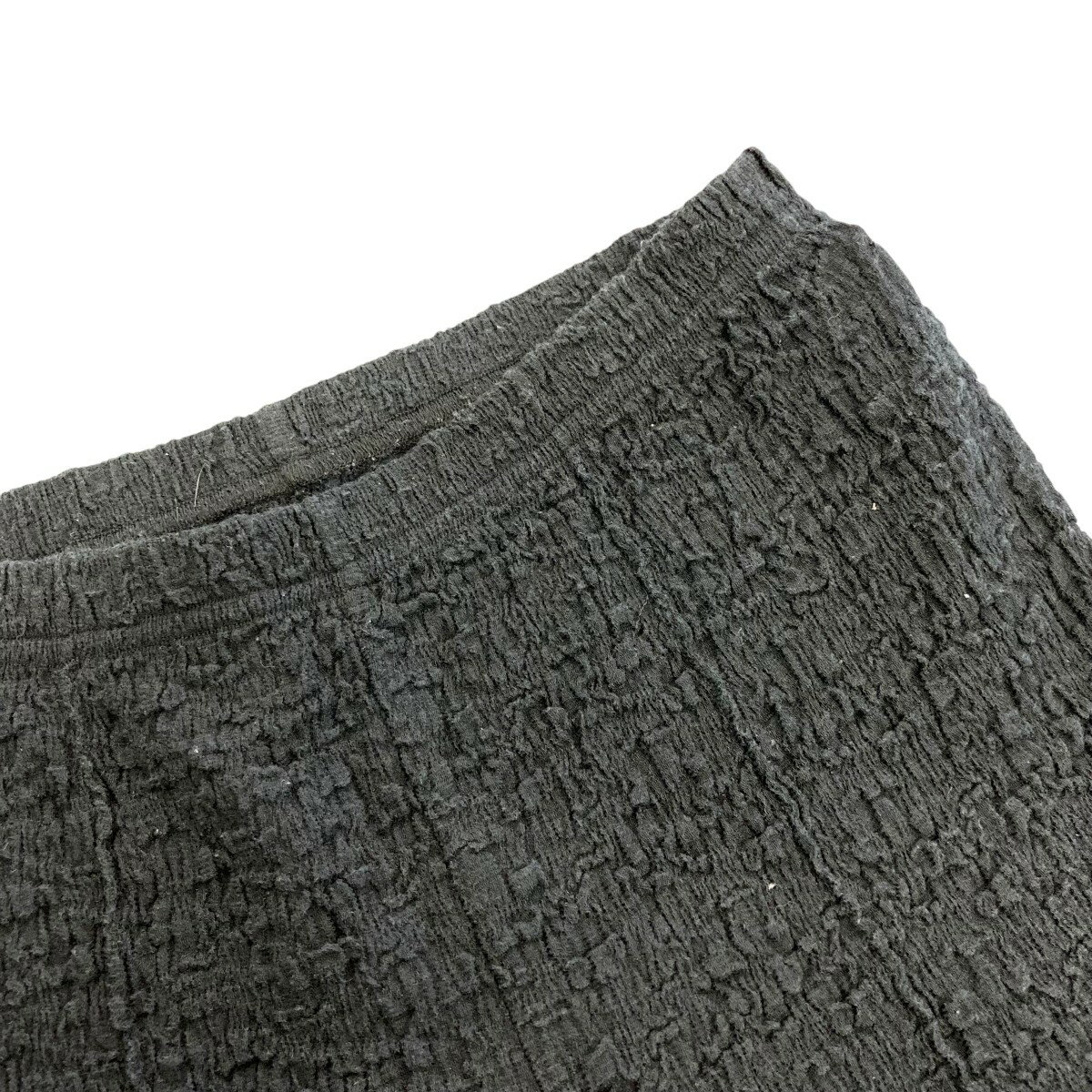 【中古】MAISON SPECIAL　ジャガードストレッチフレアパンツ レギンスパンツ 21221465114 ブラック サイズ：FREE 【050825】（メゾンスペシャル）