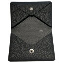 【中古】ITTI Herrie Card Case40 DIPLO FJORDレザーカードケース ブラック サイズ:タテ7cm×ヨコ10cm×マチ2.5cm 【...