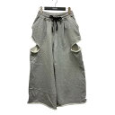 【中古】COEL ダメージサイドカットオフスウェットパンツ 185107055 グレー サイズ:free 【060825】(コエル)