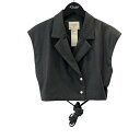 【中古】AMERI MANY WAY SHORT JACKET WITH SKIRT ノースリーブジャケット・ロングスカート 01310530850 グレー サイズ:M 【080825】(アメリ)