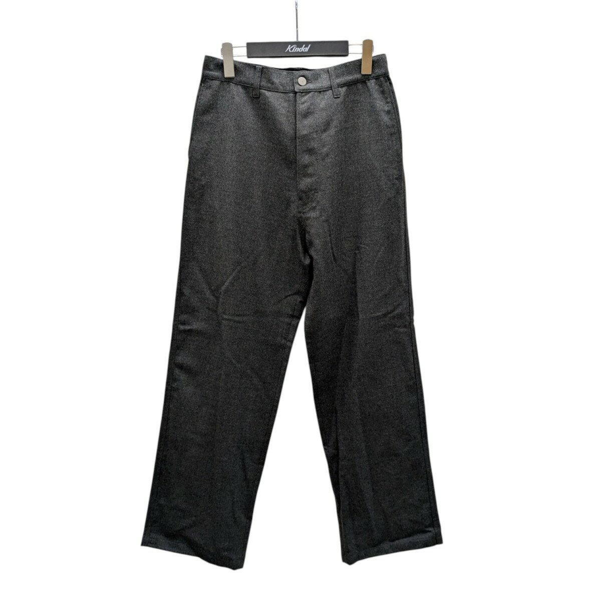 【中古】Maison Margielaウール イージー ワイドスラックス S50KA0531 S47782 グレー サイズ：44【価格見直し】