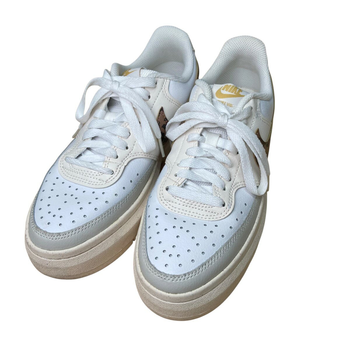 【中古】NIKE　ローカットスニーカー ホワイト サイズ：24.5cm 【100825】（ナイキ）