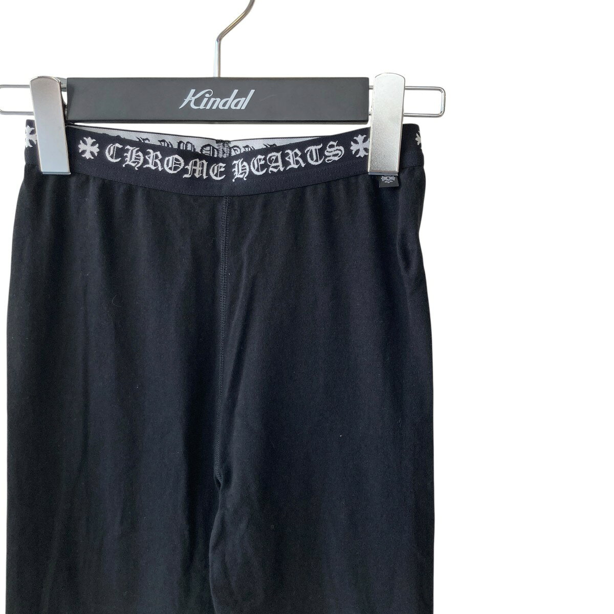 【中古】CHROME HEARTS　レギンスパンツ ブラック サイズ：S 【110825】（クロムハーツ）