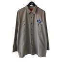 【中古】RED CAP 70s ワッペン ワークシャツ SP14GY5 グレー サイズ:XL 【110825】(レッドキャップ)