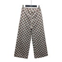 【中古】SZ Blockprints×Ron Herman パンツ 3710600501 ブラウン×ホワイト サイズ:S 【130825】(エスゼット ブロック...