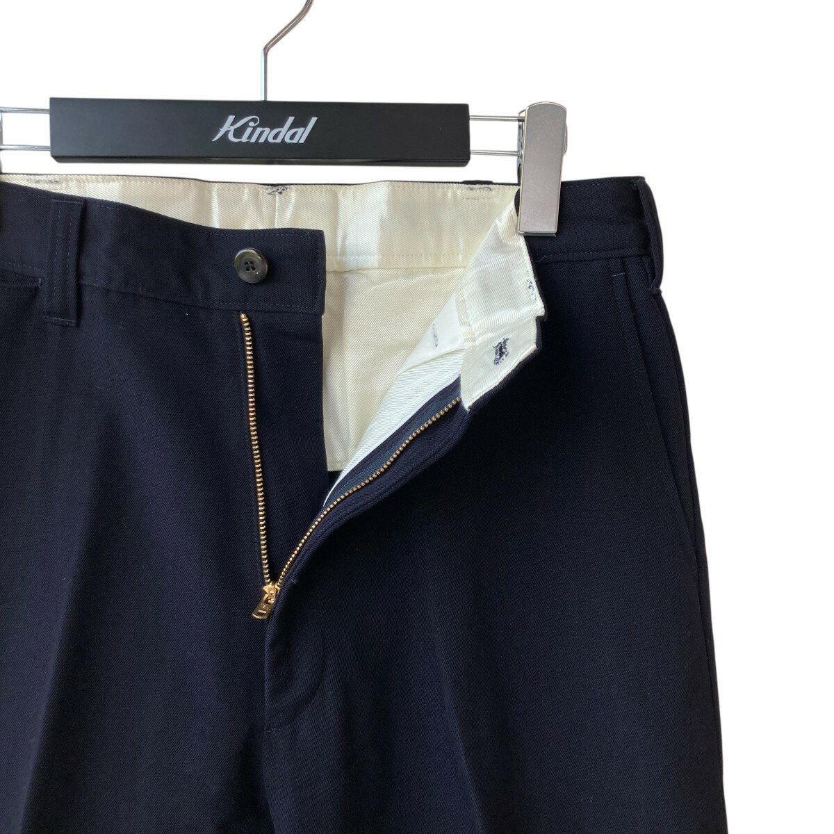 メンズ ズボン ボトムス パンツ おしゃれ 秋冬 真っ直ぐ 脚 ドレープ感 黒 雄大