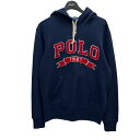 【中古】POLO RALPH LAUREN プルオーバーパーカー ネイビー サイズ:S 【130825】(ポロラルフローレン)