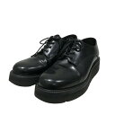 【中古】foot the coacher 【 HARDER GLOXI CUT SOLE】 レザーシューズ 2134001 ブラック サイズ:7 2/1 【130825】(フットザコーチャー)