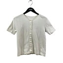 【中古】STEVEN ALAN 24SS 半袖シャツ 8227-299-0045 ホワイト 【130825】(スティーヴンアラン)
