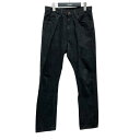 ブランド古着のカインドオルで買える「【中古】UNUSEDデニムパンツ UW0636 ブラック サイズ:1【価格見直し】」の画像です。価格は4,950円になります。