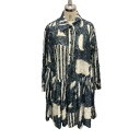 【中古】Henrik Vibskov 総柄シャツワンピース ネイビー サイズ:不明 【130825】(ヘンリックヴィブスコブ)
