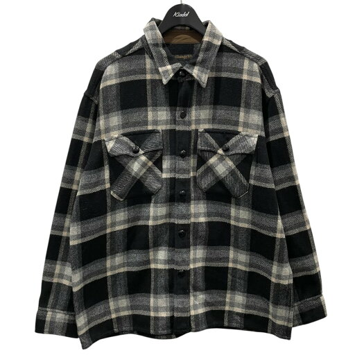 【中古】FULLCOUNT チェック柄シャツ Big Check CPO Shirt ビッグチェックCPOシャツ 4046 ブラック・グレー他 サイズ:40 【130825】(フルカウント) 【中古】FULLCOUNT チェック柄シャツ Big Check CPO Shirt ビッグチェックCPOシャツ 4046 ブラック・グレー他 サイズ:40 【130825】(フルカウント)