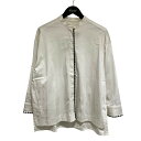 【中古】yori 21SS ハマグリ刺繍ブラウス ブラウス YR2021-097AW ホワイト サイズ:38 【130825】(ヨリ)