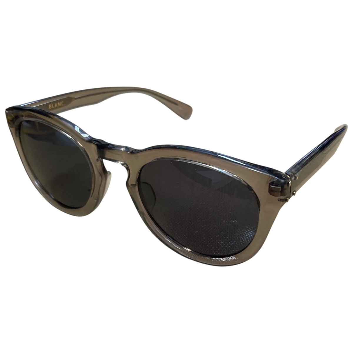 未使用 BLANC.. 度なしサングラス ウェリントン ソフトグリーン グレー BLANC..｜ブランのサングラス（ウェリントン）通販 - ZOZOTOWN