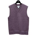 【中古】BOTTEGA VENETA ニットベスト 648828V0BU0 パープル サイズ:S 【140825】(ボッテガヴェネタ)