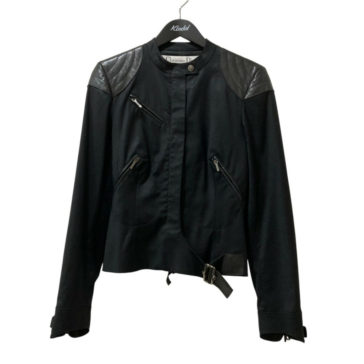 【中古】Christian Dior　レザー切り替