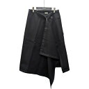 【中古】DRIES VAN NOTEN 19AW ラップスカート ブラック サイズ:46 【160825】(ドリスヴァンノッテン)