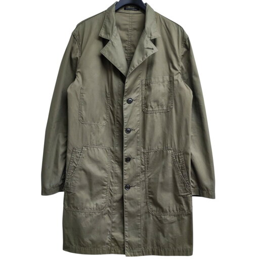 【中古】Yohji Yamamoto pour homme ミリタリーテイスト ロングジャケット カーキ サイズ:3 【160825】(ヨウジヤマモトプールオム) 【中古】Yohji Yamamoto pour homme ミリタリーテイスト ロングジャケット カーキ サイズ:3 【160825】(ヨウジヤマモトプールオム)