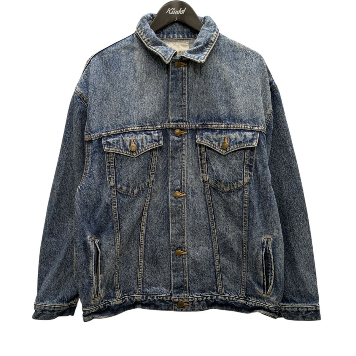 【中古】GINGER ALEデニムジャケット インディゴ サイズ：99【価格見直し】