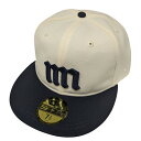 【中古】New Era×min-nano 59FIFTY GORO NAKATSUGAWA キャップ アイボリー サイズ:61.5cm 【180825】(ニューエラ)