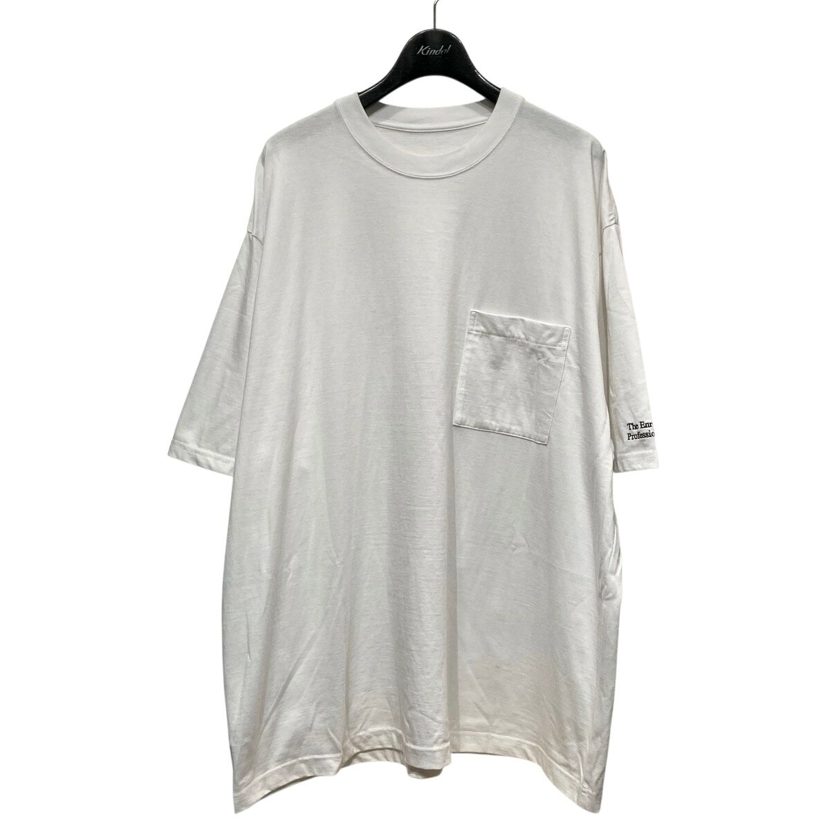 Rakuten - 【中古】ENNOY　袖ロゴ刺繍ポケットTシャツ SS22BRENCT04NTL ホワイト サイズ：XL 【020626】（エンノイ）
