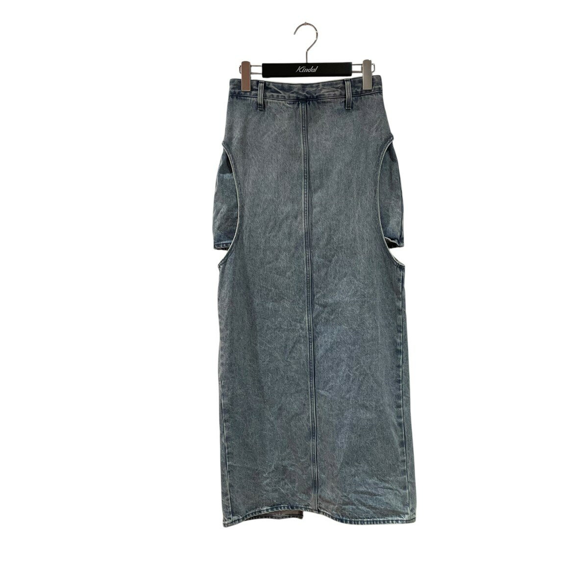 【中古】CLANE　CIRCLE CUT LAYERED DENIM SKIRT デニムパンツ 19109-6252 インディゴ サイズ：1 【210825】（クラネ）のサムネイル