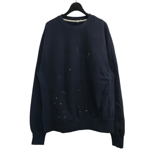 【中古】JACKSON MATISSE バックXプリントペイント加工スウェット ネイビー サイズ:M 【220825】(ジャクソンマティス) 【中古】JACKSON MATISSE バックXプリントペイント加工スウェット ネイビー サイズ:M 【220825】(ジャクソンマティス)