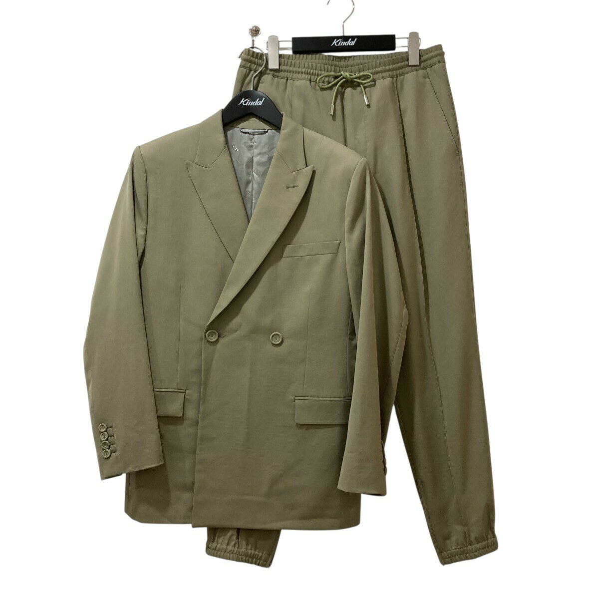 【中古】DIORセットアップスーツ 023C261C4739/733CC139E4739 カーキ サイズ:46【価格見直し】