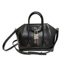 【中古】GIVENCHY アンティゴナロック 2WAYバッグ ブラック 【220825】(ジバンシィ)