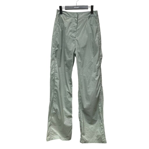 【中古】AMOMENTO 24SS シアーストレートパンツ AM24SSW02PT ライトグリーン サイズ:0 【230825】(アモーメント) 【中古】AMOMENTO 24SS シアーストレートパンツ AM24SSW02PT ライトグリーン サイズ:0 【230825】(アモーメント)