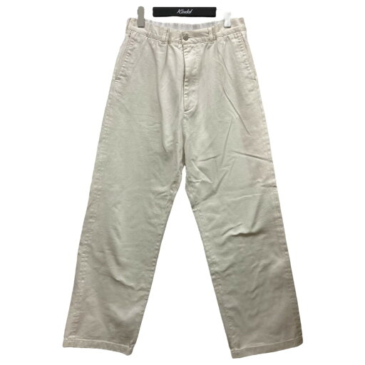 【中古】Maison Margiela 19AW コットンワイドパンツ S50KA0476 ホワイト サイズ:44 【240825】(メゾンマルジェラ) 【中古】Maison Margiela 19AW コットンワイドパンツ S50KA0476 ホワイト サイズ:44 【240825】(メゾンマルジェラ)