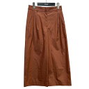 【中古】BALLSEYウェットピーチツイルフロントタッククロップドパンツ ポリエステル 11-04-04-04132 ブラウン サイズ:34【価格見直し】