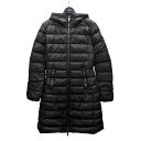 【中古】MONCLER 18AW TALEVE ダウンコート D20934936285 ブラック サイズ:1 【280825】(モンクレール)