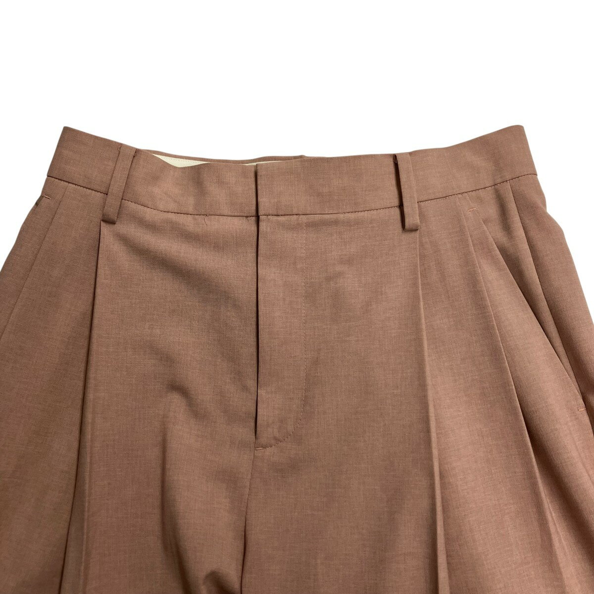 【中古】LE CIEL BLEU　Wide Leg Trousers w Cut Out Detail パンツ 27S68615 ピンク サイズ：38 【290825】（ルシェルブルー）