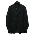 【中古】UNDERCOVER 25SS リネンフロントZIPJKT UC1E4105 ブラック サイズ:2 【290825】(アンダーカバー)