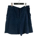 【中古】LOUIS VUITTONパイルモノグラムショーツ ネイビー サイズ:M【価格見直し】(4)