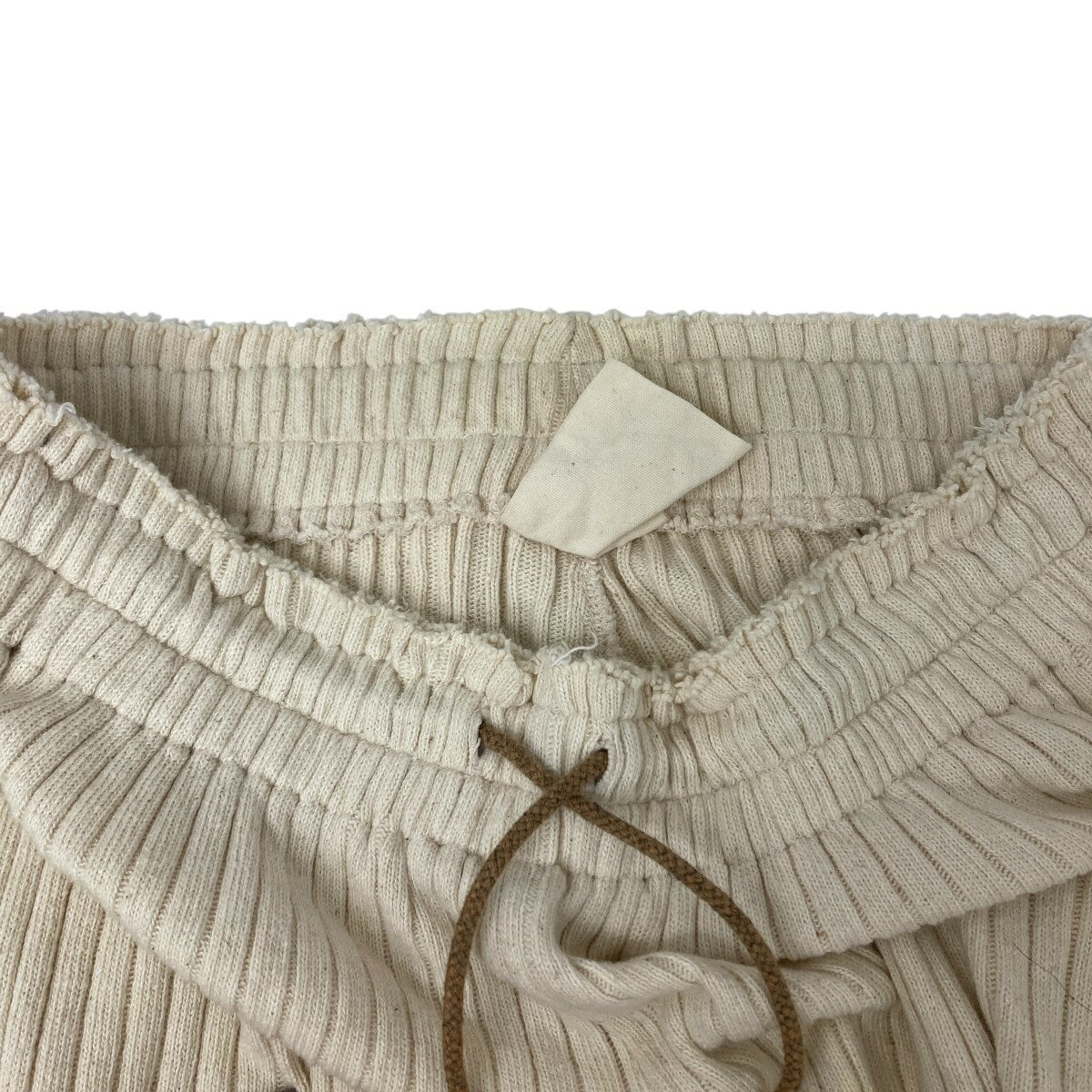 【中古】refomed　イージーリブニットパンツ ベージュ サイズ：2 【300825】（リフォメッド）