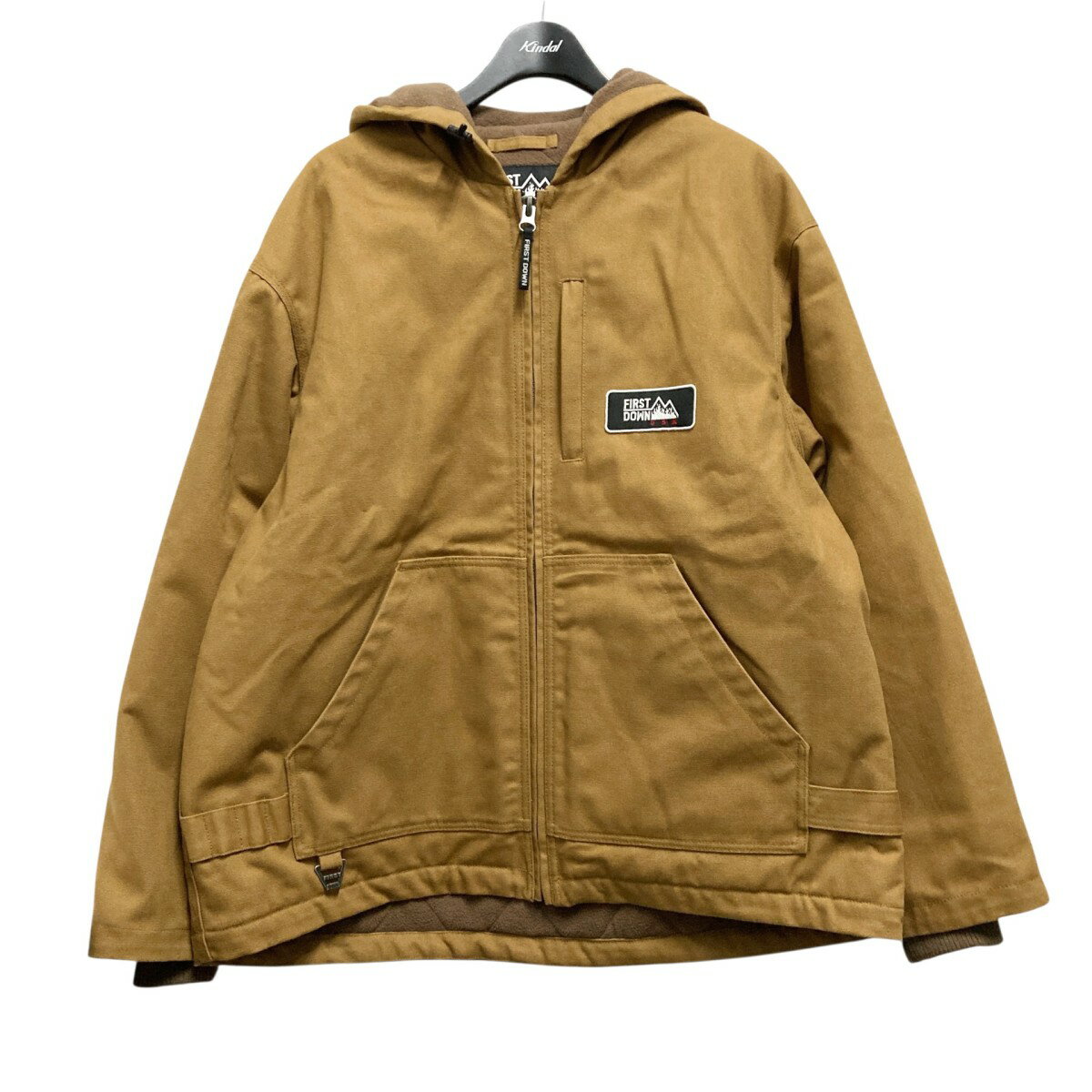 【中古】FIRST DOWN 中綿ジャケット 213 1524 ベージュ サイズ:M 【310825】(ファーストダウン)