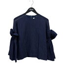 【中古】AKIRA NAKA Felien +tax ブラウス AW1723NV ネイビー サイズ:36 【030925】(アキラナカ)