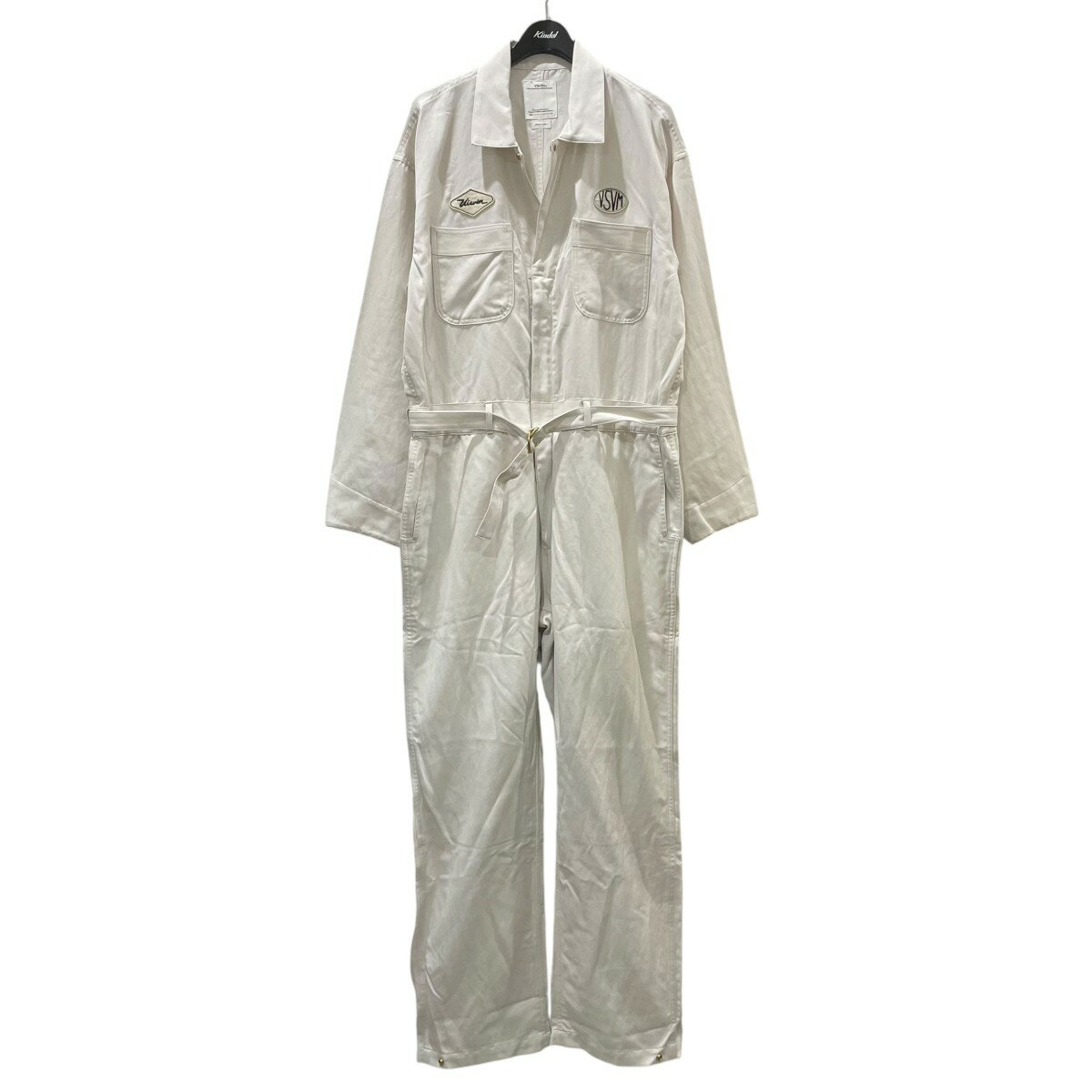 【中古】VISVIM 25SS オールインワン GOODWOOD JUMP SUIT (W/L) グッドウッド ジャンプスーツ 0125105013020 アイボリー サイズ:4 【030925】(ビズビム)