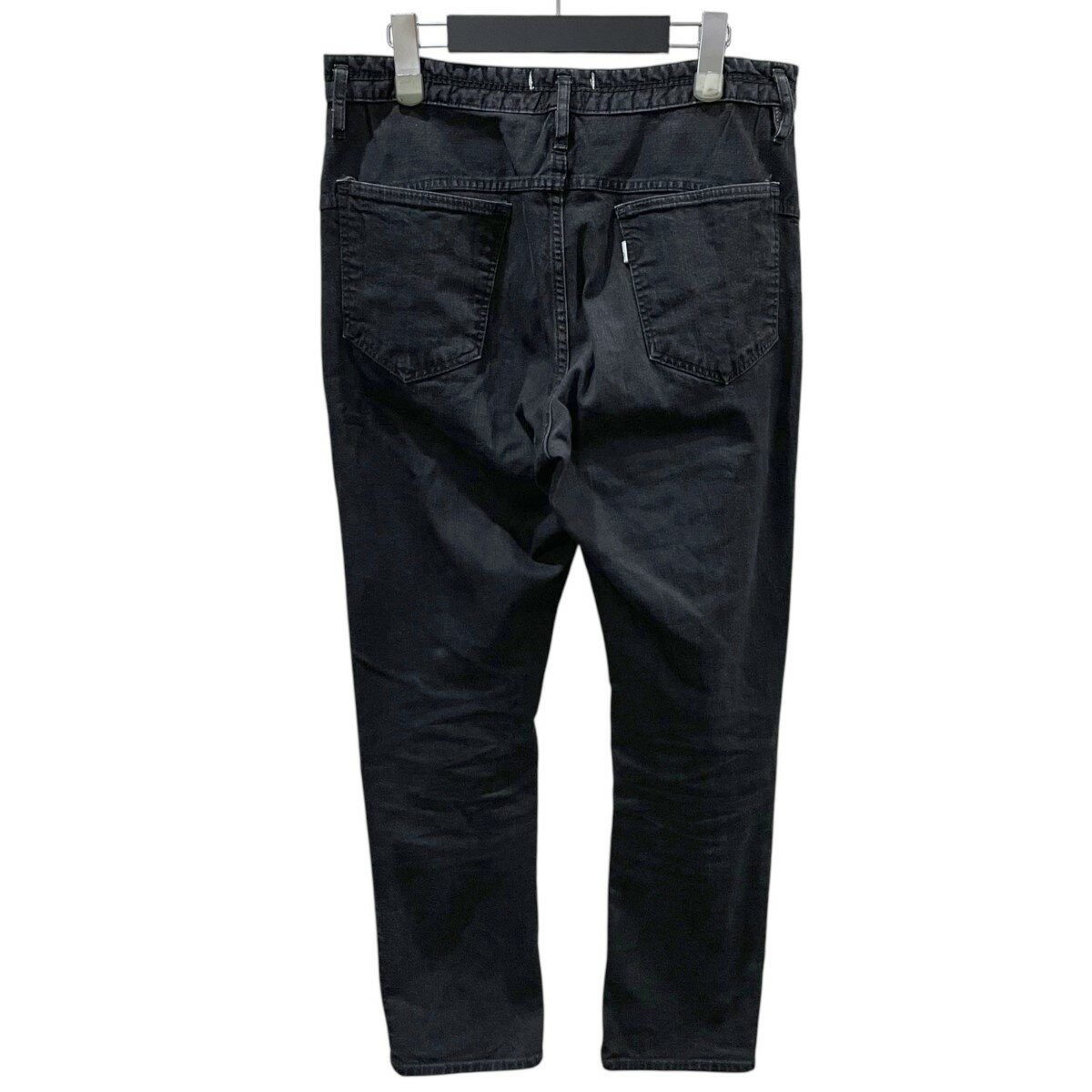【中古】nonnative×IMA：ZINE24SS ストレッチデニムパンツ DWELLER 5P T-LEG JEANS 02 10oz DENIM STRETCH NN-P4452 ブラック サイズ：1【価格見直し】