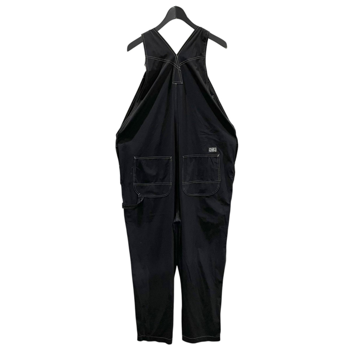 【中古】Porter Classic　スーパーナイロンストレッチオーバーオール SUPER NYLON STRETCH OVERALLS ブラック サイズ：3 【050925】（ポータークラシック）