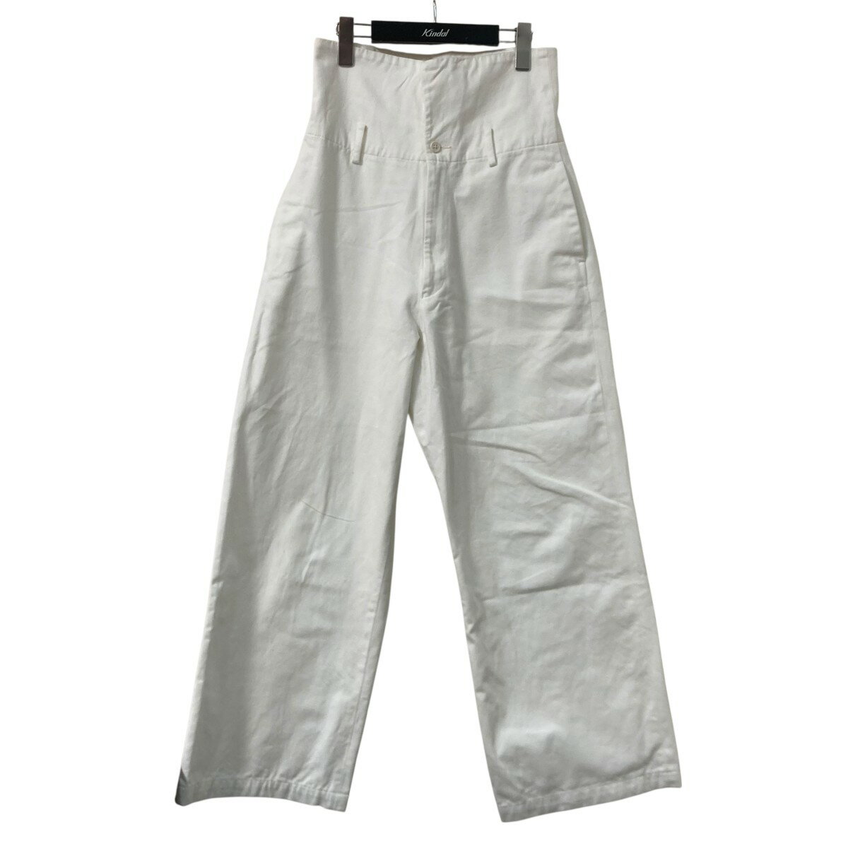 【中古】Spick and Span25SS Higuchi*S2WAYハイウエストパンツ コットンパンツ 25030200900010 ホワイト サイズ：36【価格見直し】