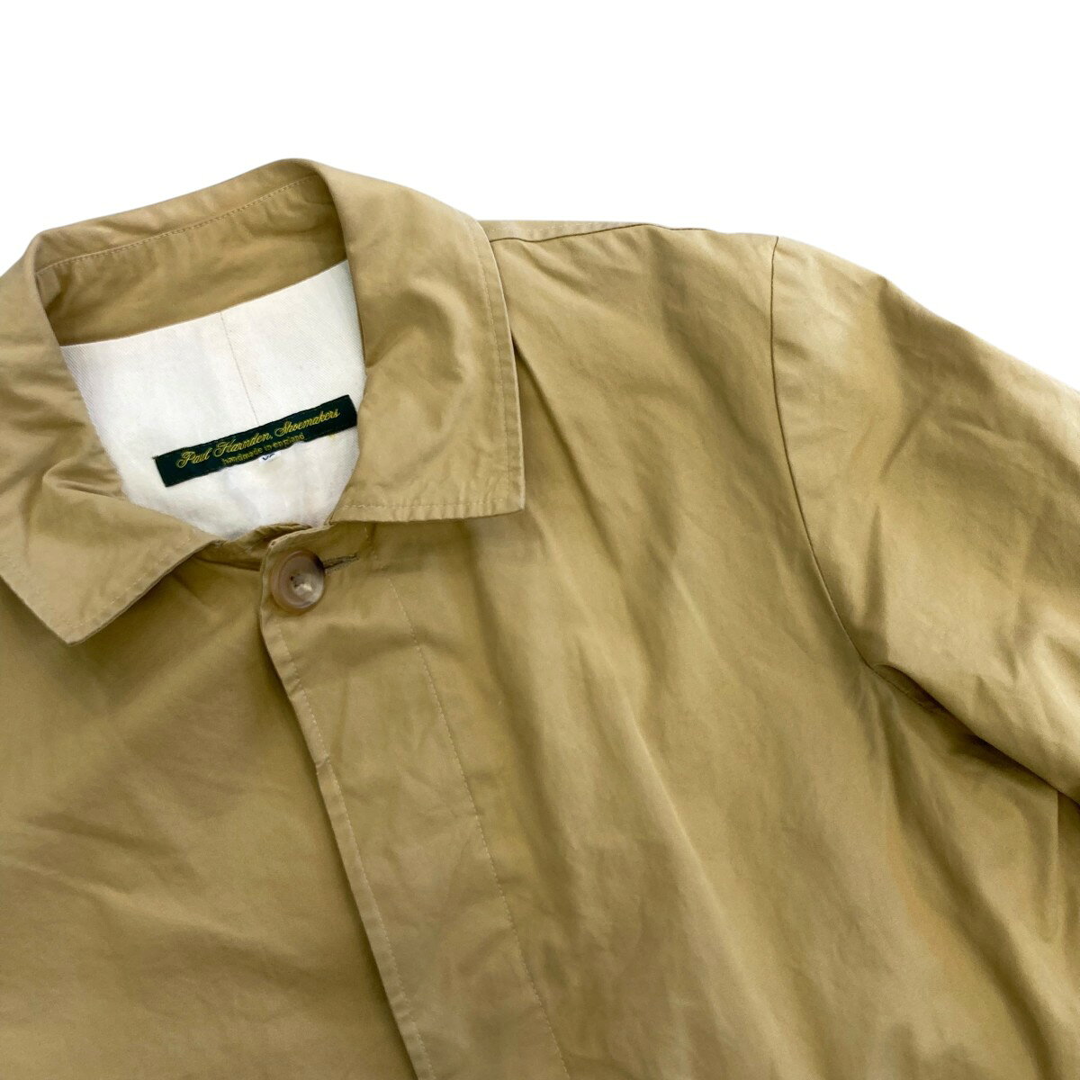 【中古】Paul Harnden　マックコート ステンカラーコート ベージュ サイズ：XS 【050925】（ポールハーデン）