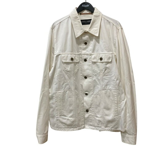 【中古】DOLCE & GABBANA ジャケット ホワイト サイズ:58 【070925】(ドルチェアンドガッバーナ) 【中古】DOLCE & GABBANA ジャケット ホワイト サイズ:58 【070925】(ドルチェアンドガッバーナ)