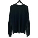 【中古】CHROME HEARTS ネックロゴ長袖シャツ ブラック サイズ:L 【070925】(クロムハーツ)