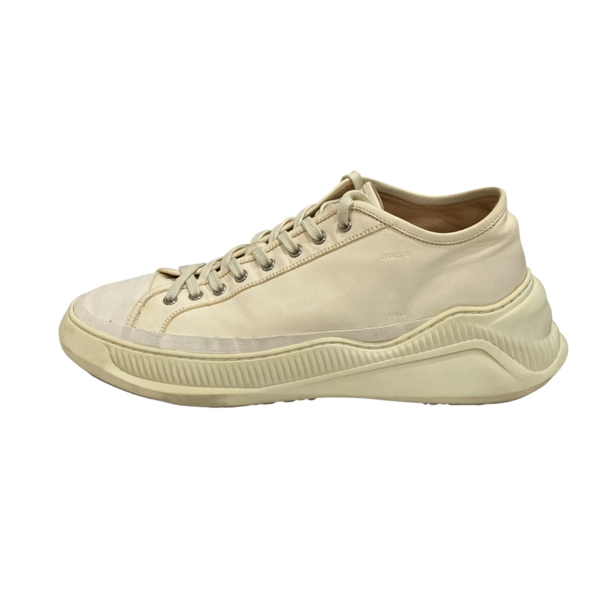 【中古】OAMC　FREE SOLO LOW ローカットスニーカー アイボリー サイズ：44 【100925】（オーエーエムシー）