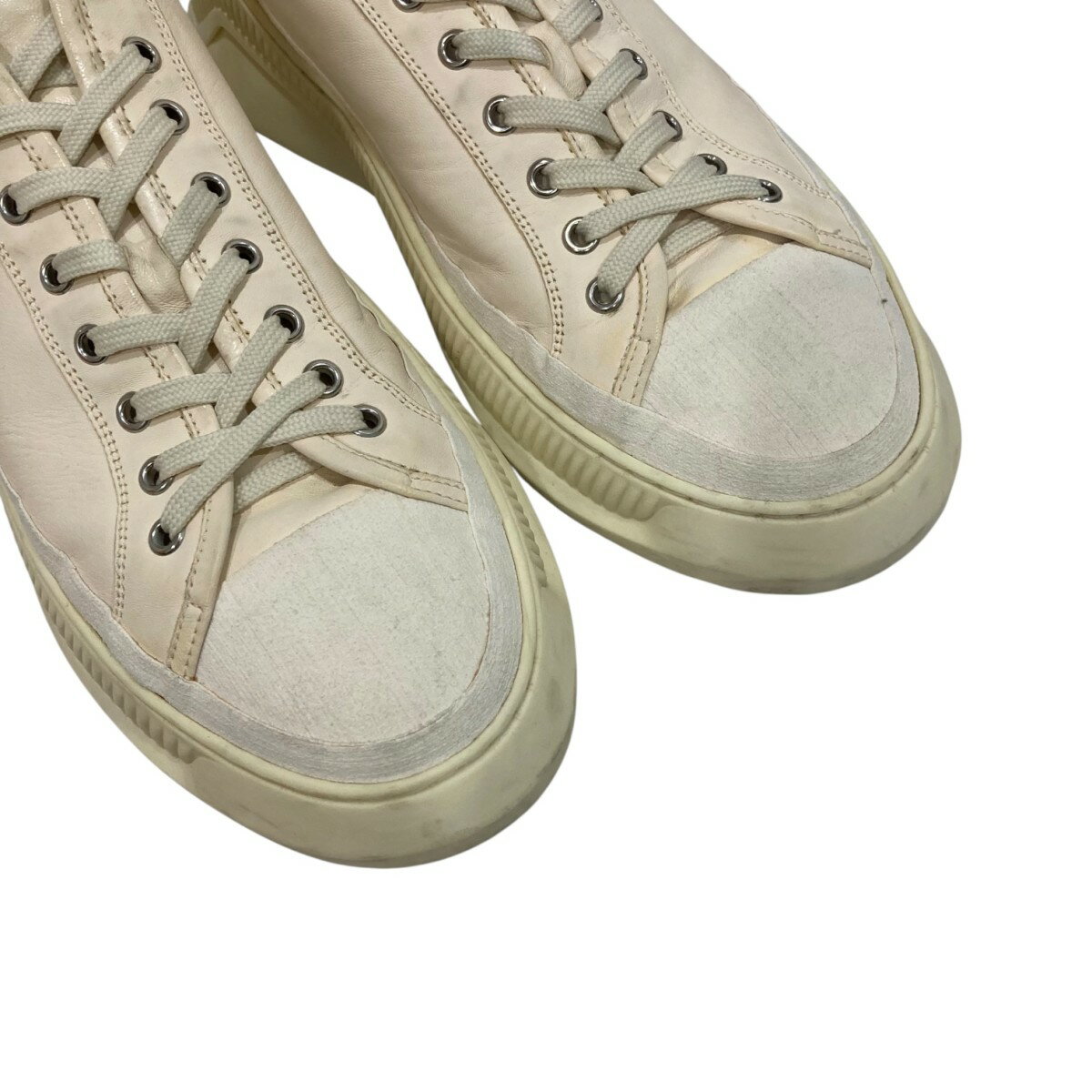 【中古】OAMC　FREE SOLO LOW ローカットスニーカー アイボリー サイズ：44 【100925】（オーエーエムシー）